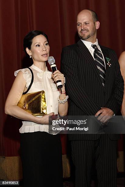 Lucy Liu and Colin Gray