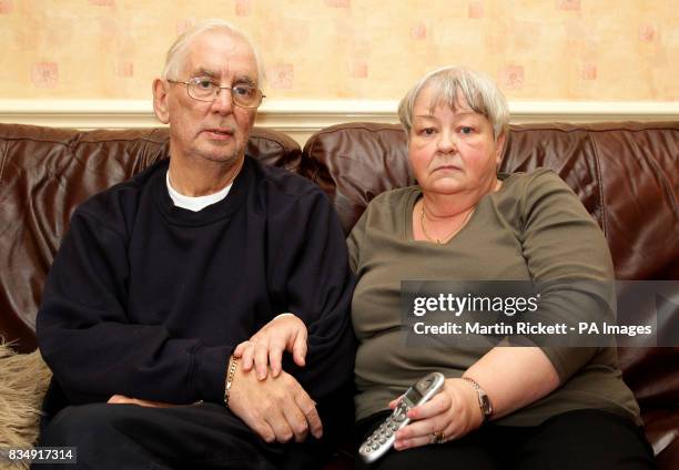 David Lloyd and Annette Edwards at their home in Sale.