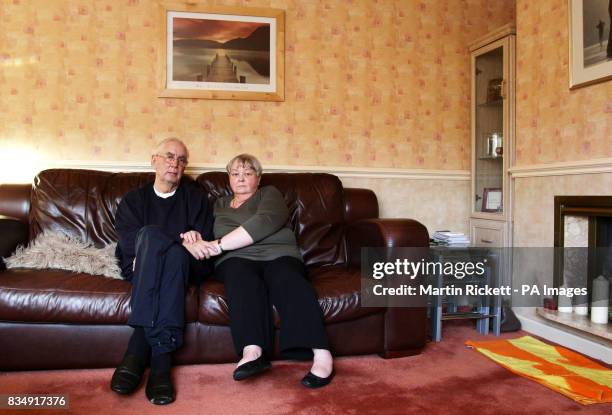 David Lloyd and Annette Edwards at their home in Sale.