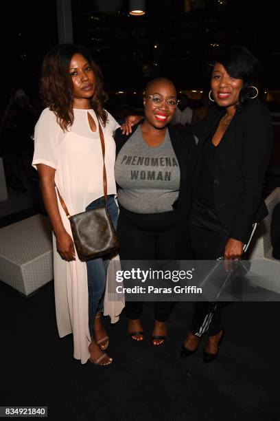 Fashion In Atlanta founder Katie Kerns, designer Kenya Freeman, and Founder and Executive Director of RAGTRADE Atlanta Angela Watts and at "Project...