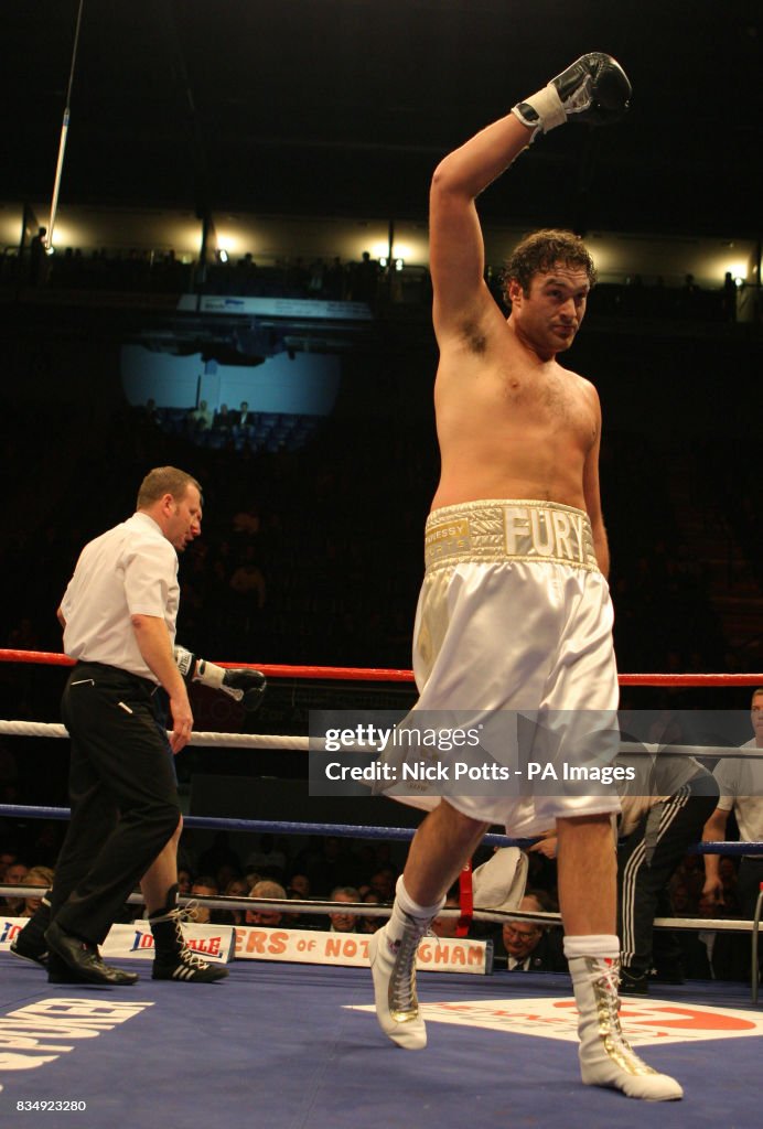 Boxing - British Lightwight Title Fight - John Murray v Lee McAllister - Robin Park Centre