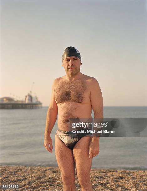 portait of swimmer to camera - live proud stock pictures, royalty-free photos & images
