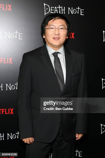 Actor/producer Masi Oka attends the "Death Note" New York premiere at AMC Loews Lincoln Square 13 theater on August 17, 2017 in New York City.