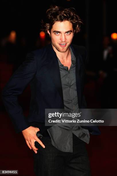 Actor Robert Pattinson attends the 'Twilight' Premiere during the 3rd Rome International Film Festival held at the Auditorium Parco della Musica on...