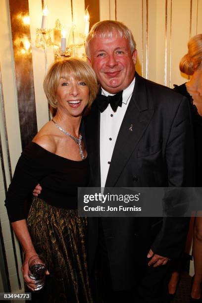 Actress Helen Worth and Christopher Biggins arrive at the TV Quick & TV Choice Awards Held at the Dorchester Hotel on September 8, 2008 in London,...