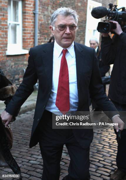 Actor Martin Shaw arrives at Kings Lynn Magistrates Court, Kings Lynn, Norfolk.