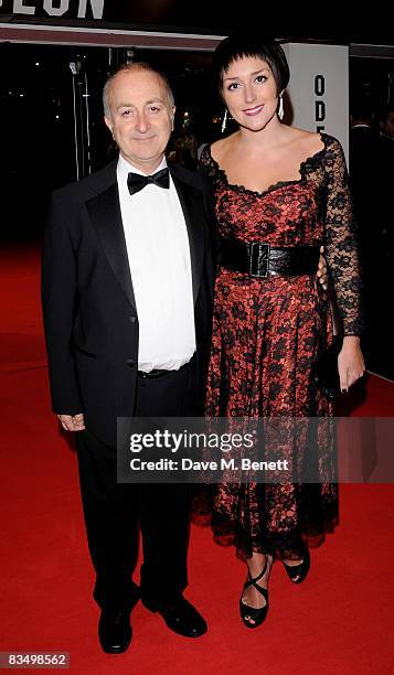 Tony Robinson arrives at the closing night gala of 'Slumdog Millionaire', at Odeon Leicester Square on October 30, 2008 in London, England.