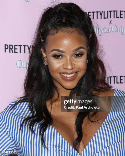 Reality TV Personality Masika Kalysha attends the PrettyLittleThing X launch at Liaison Lounge on August 17, 2017 in Los Angeles, California.