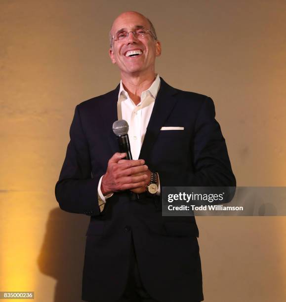 Jeffrey Katzenberg attends MPTF's NextGen Summer Party at NeueHouse Hollywood on August 17, 2017 in Los Angeles, California.