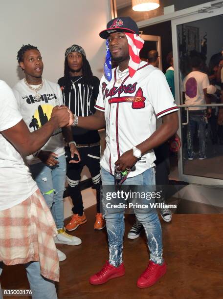 Rapper Ralo attends Young Thug's birthday party at Tago International on August 16, 2017 in Atlanta, Georgia.