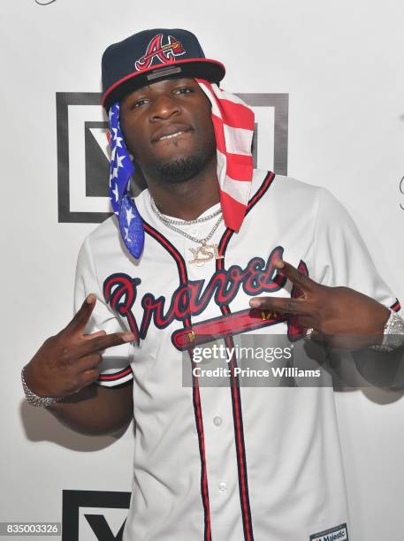 Rapper Ralo attends Young Thug's birthday party at Tago International on August 16, 2017 in Atlanta, Georgia.