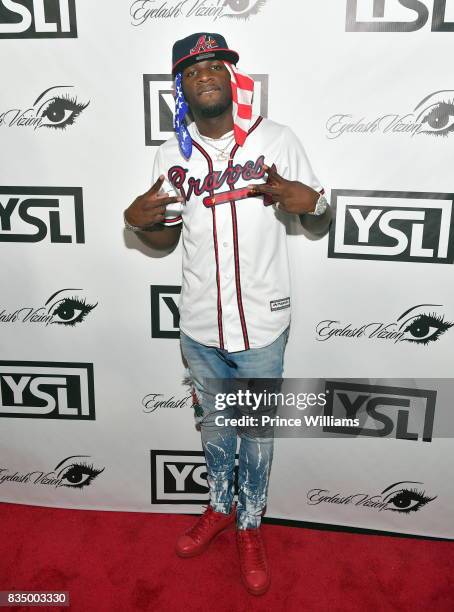 Rapper Ralo attends Young Thug's birthday party at Tago International on August 16, 2017 in Atlanta, Georgia.