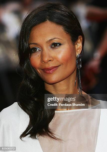 Thandie Newton attends the World Premiere of "RocknRolla" held at the Odeon West End, Leicester Square on September 1, 2008 in London, England.