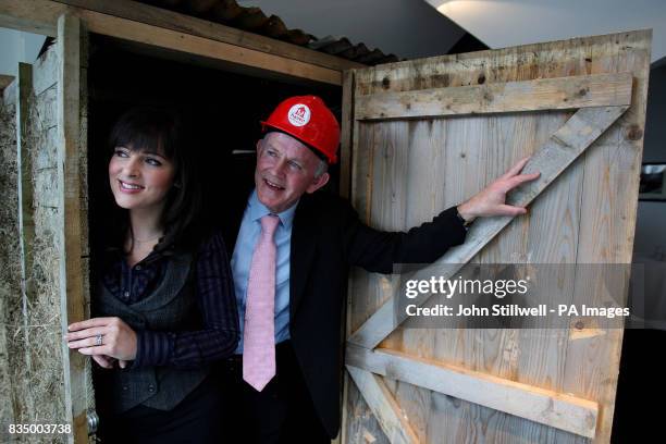 Presenter Grainne Seoige and businessman Leslie Buckley launch the International Association of New Haven to run house building projects in Haiti, at...