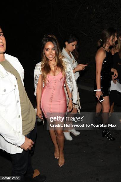 Korrina Rico is seen on August 17, 2017 in Los Angeles, CA.