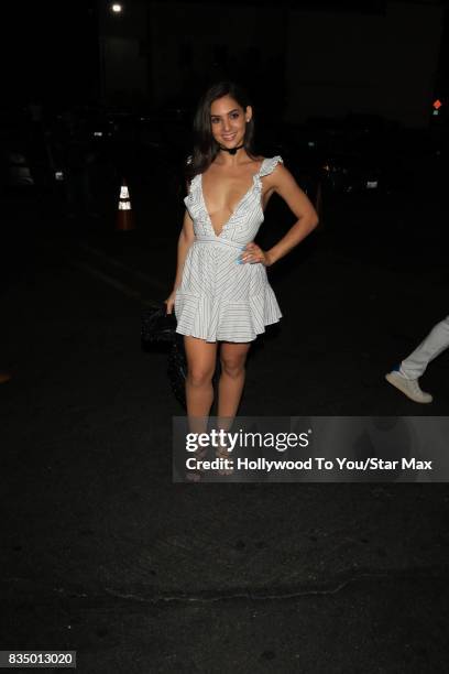 Actress Camila Banus is seen on August 17, 2017 in Los Angeles, CA.