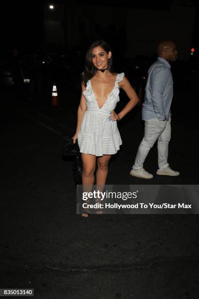 Actress Camila Banus is seen on August 17, 2017 in Los Angeles, CA.