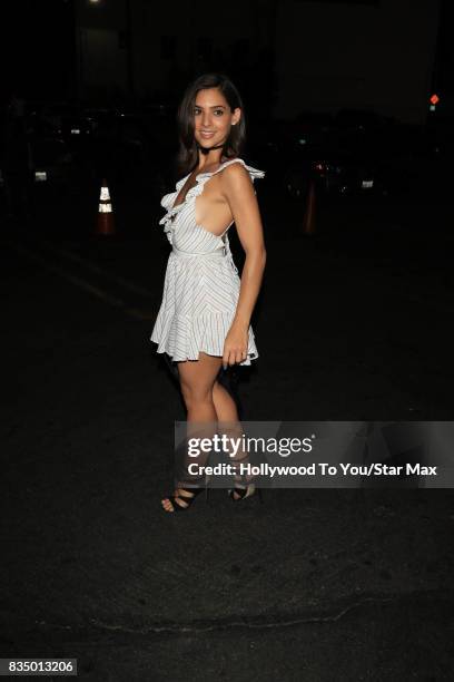 Actress Camila Banus is seen on August 17, 2017 in Los Angeles, CA.