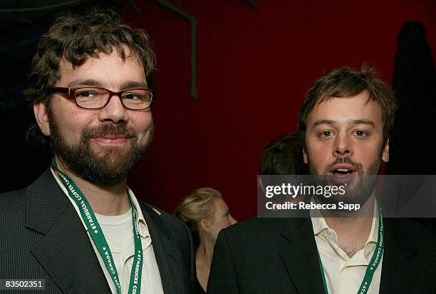 Producers Jay Van Hoy and Lars Knudsen during Variety's 10 Producers to Watch held at the CityTV Headquarters during the 2008 Toronto International...