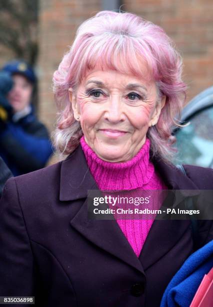 Sandra Price, arrives at Kings Lynn Magistrates Court, Kings Lynn, where she was sentenced to a 12-month community order today after a five-year...