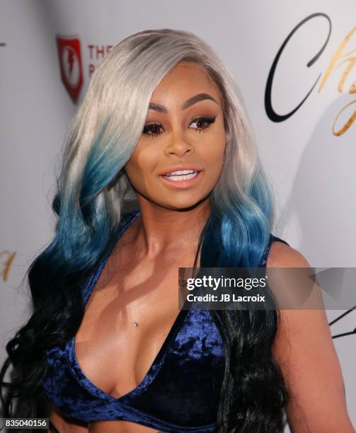 Blac Chyna attends the launch of her 'Blac Chyna Figurine Dolls' on August 17, 2017 in Los Angeles, California.