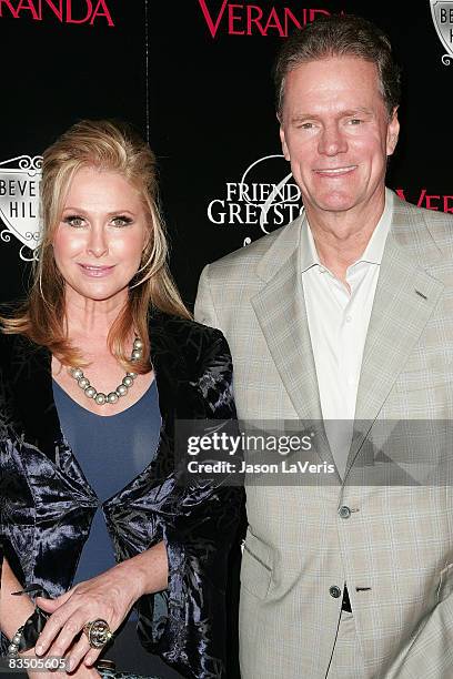 Kathy Hilton and Rick Hilton attend "The Great House" grand opening at the Greystone Estate on October 30, 2008 in Beverly Hills, California.