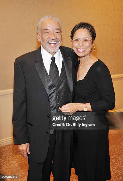 Legendary Songwriter/Singer Bill Withers and his wife Marcia Withers attend the Jim Murray Memorial Foundation's "Legend Of Sports And Media Awards"...