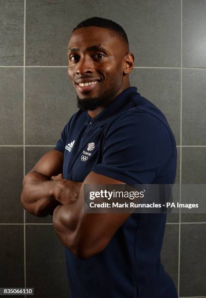 Joel Fearon during the PyeongChang 2018 Olympic Winter Games photocall at Heriot Watt University, Oriam. PRESS ASSOCIATION Photo. Picture date:...