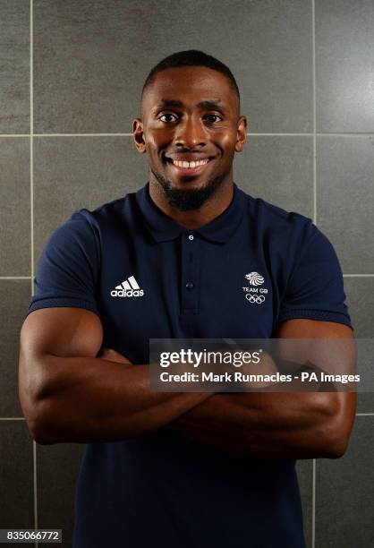 Joel Fearon during the PyeongChang 2018 Olympic Winter Games photocall at Heriot Watt University, Oriam.