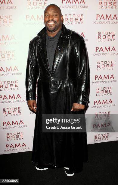 Warren Sapp attends Kim Kardashian's Halloween party hosted by PAMA at Stone Rose on October 30, 2008 in Los Angeles, California.