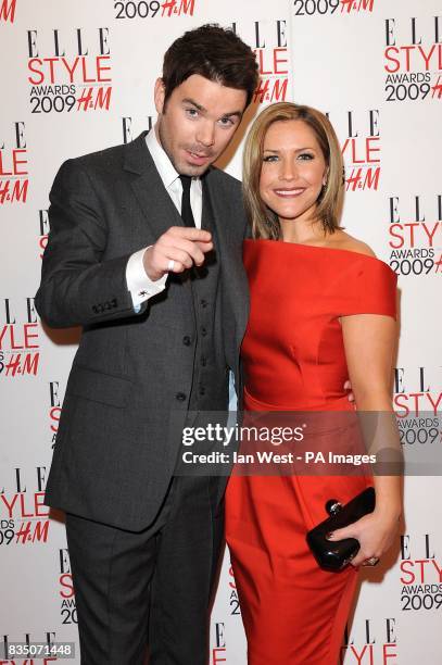 Heidi Range and Dave Berry arrive for the ELLE Style Awards 2009 at Big Sky London, 29-31 Brewery Street, London