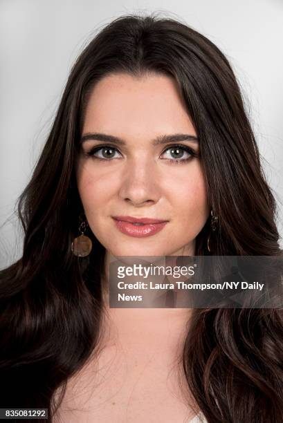 Actress Katie Stevens photographed for NY Daily News on July 18, 2017 in New York City.