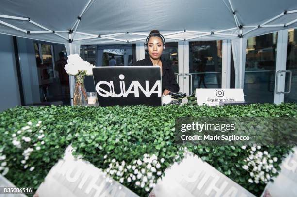 Quiana Sparks attends the Gotham "Summer Sundown" at Life Time Athletic at Sky Life Time Athletic at Sky on August 17, 2017 in New York City.