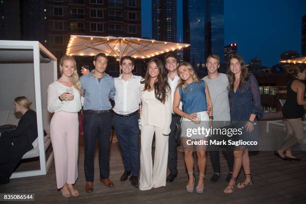 Josefine DePersia, Michael DePersia, Joseph D'Arco, Justin Curtis, Nikeyu Callaway, Liz Curtis, James Friel and Cannon Pappas attend the Gotham...