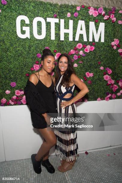Quiana Sparks and Lynn Scotti attend the Gotham "Summer Sundown" at Life Time Athletic at Sky Life Time Athletic at Sky on August 17, 2017 in New...
