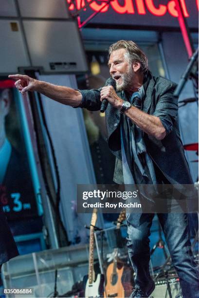 Kenny Loggins performs on Fox & Friends' All-American Summer Concert Series at FOX Studios on August 18, 2017 in New York City.