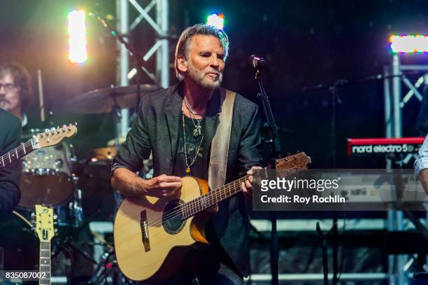 Kenny Loggins performs on Fox & Friends' All-American Summer Concert Series at FOX Studios on August 18, 2017 in New York City.