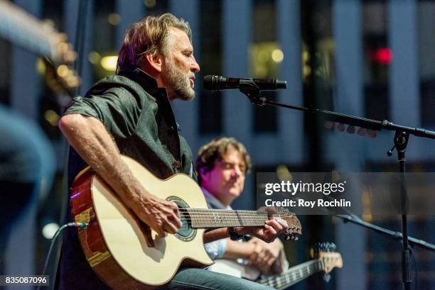 Kenny Loggins performs on Fox & Friends' All-American Summer Concert Series at FOX Studios on August 18, 2017 in New York City.