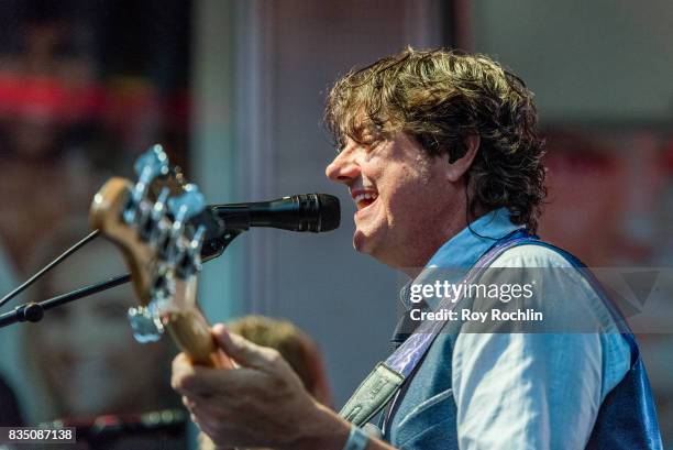 Band member as Kenny Loggins performs on Fox & Friends' All-American Summer Concert Series at FOX Studios on August 18, 2017 in New York City.