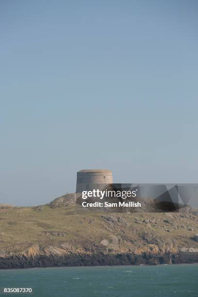 Dalkey Island on 08th April 2017 in County Dublin, Republic of Ireland. Dalkey is one of the most affluent suburbs of Dublin, and a seaside resort...