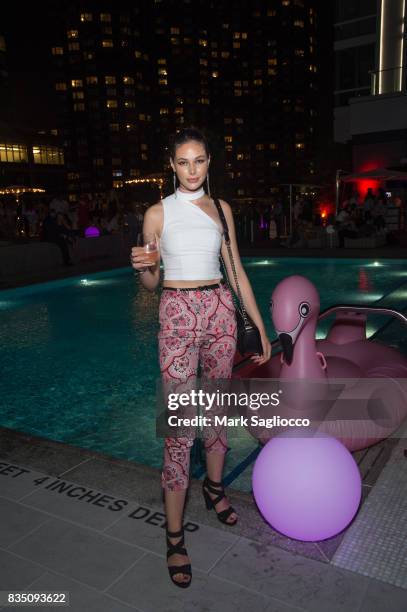 Josette Bonilla attends the Gotham "Summer Sundown" at Life Time Athletic at Sky Life Time Athletic at Sky on August 17, 2017 in New York City.