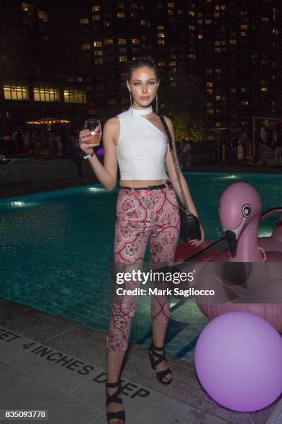 Josette Bonilla attends the Gotham "Summer Sundown" at Life Time Athletic at Sky Life Time Athletic at Sky on August 17, 2017 in New York City.