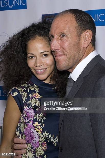 Sherri Saum and Walter attend STYLE360 Walter Collection, LU style award winner, at Metropolitan Pavilion on September 7, 2008 in New York City.