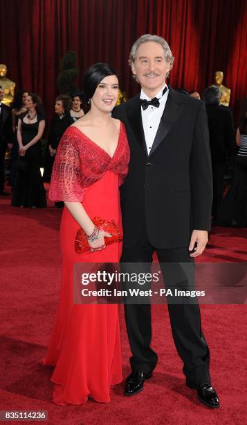 Phoebe Cates and Kevin Kline arriving for the 81st Academy Awards at the Kodak Theatre, Los Angeles.