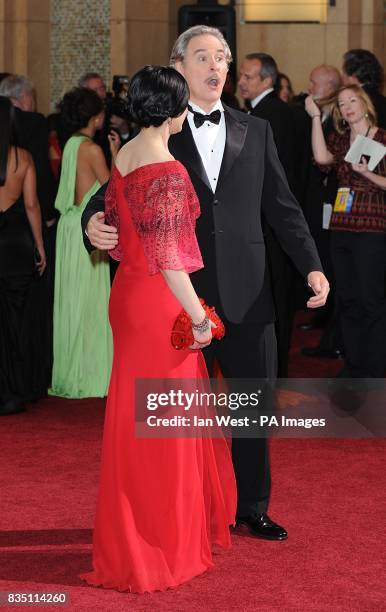 Phoebe Cates and Kevin Kline arriving for the 81st Academy Awards at the Kodak Theatre, Los Angeles.