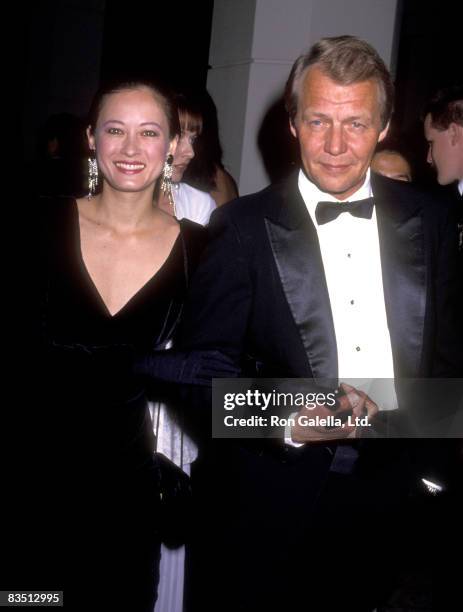 Actor David Soul and wife Actress Julia Nickson attend the 43rd Annual Directors Guild of America Awards on March 16, 1991 at Beverly Hilton Hotel in...