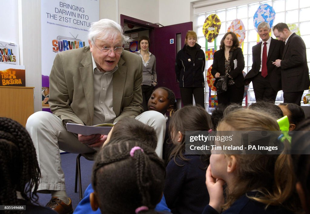 Sir David Attenborough launches Darwin education drive