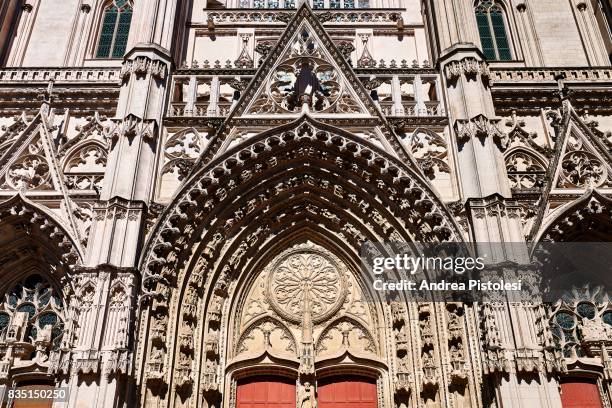 cathedral of nantes, france - nantes stock pictures, royalty-free photos & images