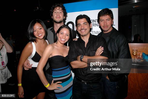 Jenn Liu, Hale Appleman, Karolin Luna, director Nick Oceano and Alex Castillo attend the TIFF Underground held at The Drake Hotel during the 2008...