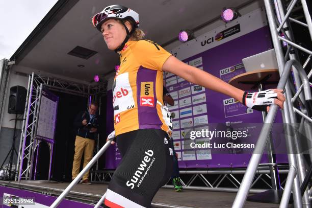 3rd Ladies Tour Of Norway 2017 / Stage 1 Ellen VAN DIJK Yellow leaders jersey/ Halden - Mysen / Women / TON /